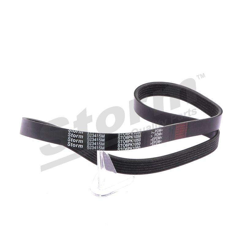 Courroie trapézoïdale à nervures STORM QUALITY PARTS STO6PK1050
