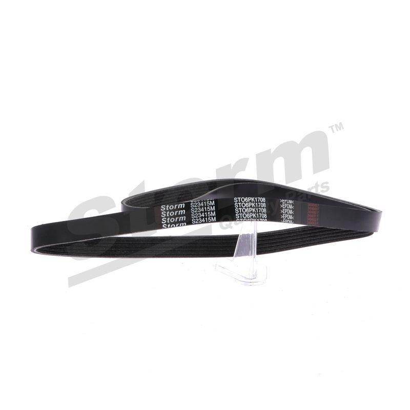 Courroie trapézoïdale à nervures STORM QUALITY PARTS STO6PK1708