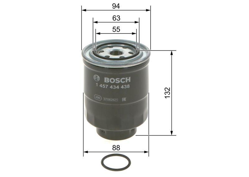 Filtre à carburant BOSCH 1 457 434 438