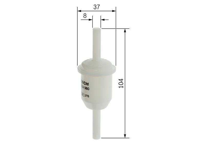 Filtre à carburant BOSCH 0 450 904 060