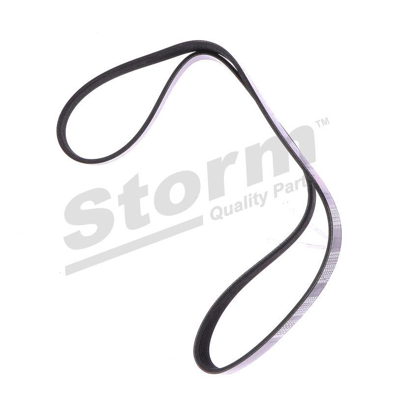 Courroie trapézoïdale à nervures STORM QUALITY PARTS STO7PK1125