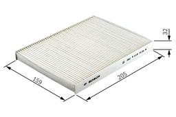 Filtre, air de l'habitacle BOSCH 1987432436