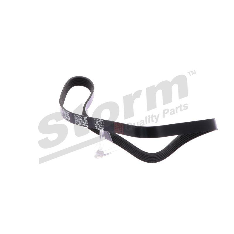 Courroie trapézoïdale à nervures STORM QUALITY PARTS STO6PK1095