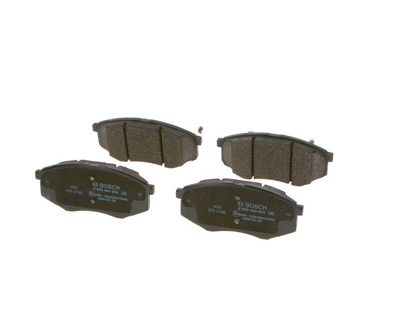 Kit de plaquettes de frein, frein à disque BOSCH 0 986 494 692