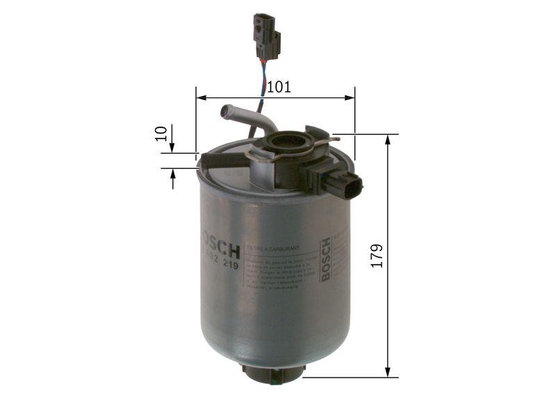 Filtre à carburant BOSCH F 026 402 219
