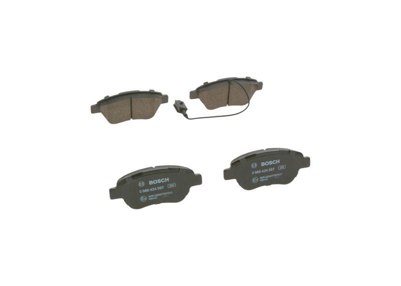 Kit de plaquettes de frein, frein à disque BOSCH 0 986 424 597