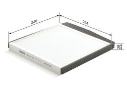 Filtre, air de l'habitacle BOSCH 1987432064