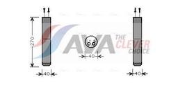 Filtre déshydratant, climatisation AVA QUALITY COOLING RTD493