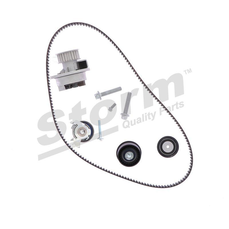 Pompe à eau + kit de courroie crantée STORM QUALITY PARTS 904388KP