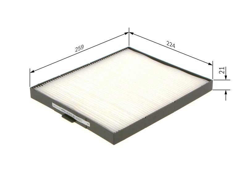 Filtre, air de l'habitacle BOSCH 1 987 435 092