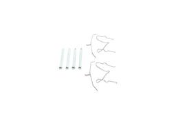 Kit d'accessoires, plaquette de frein à disque BOSCH 1987474821