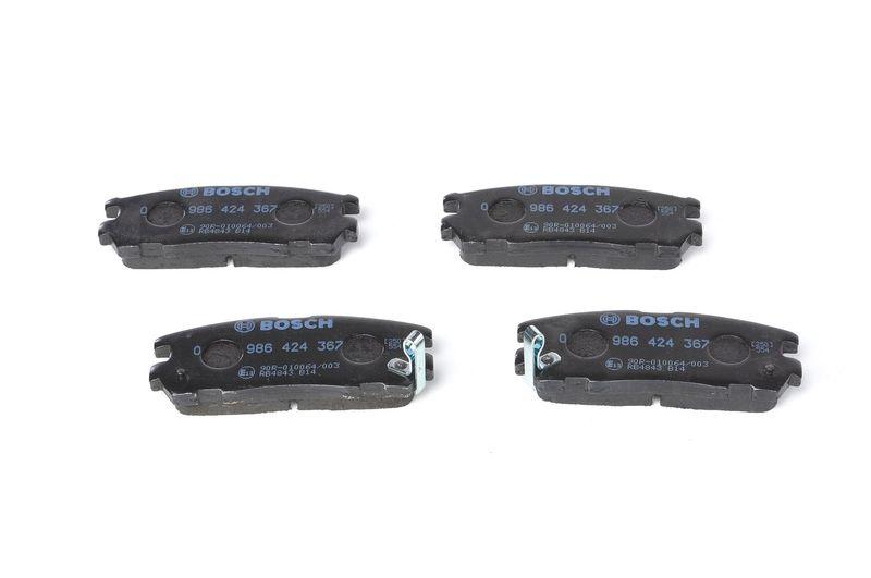 Kit de plaquettes de frein, frein à disque BOSCH 0 986 424 367
