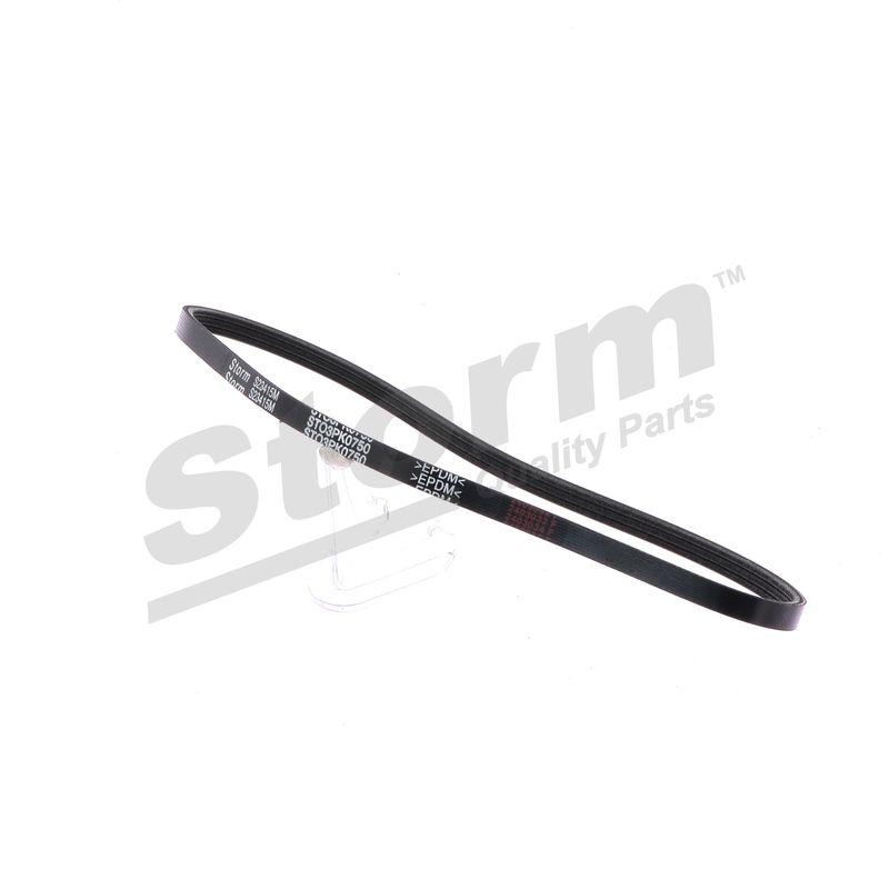 Courroie trapézoïdale à nervures STORM QUALITY PARTS STO3PK0750
