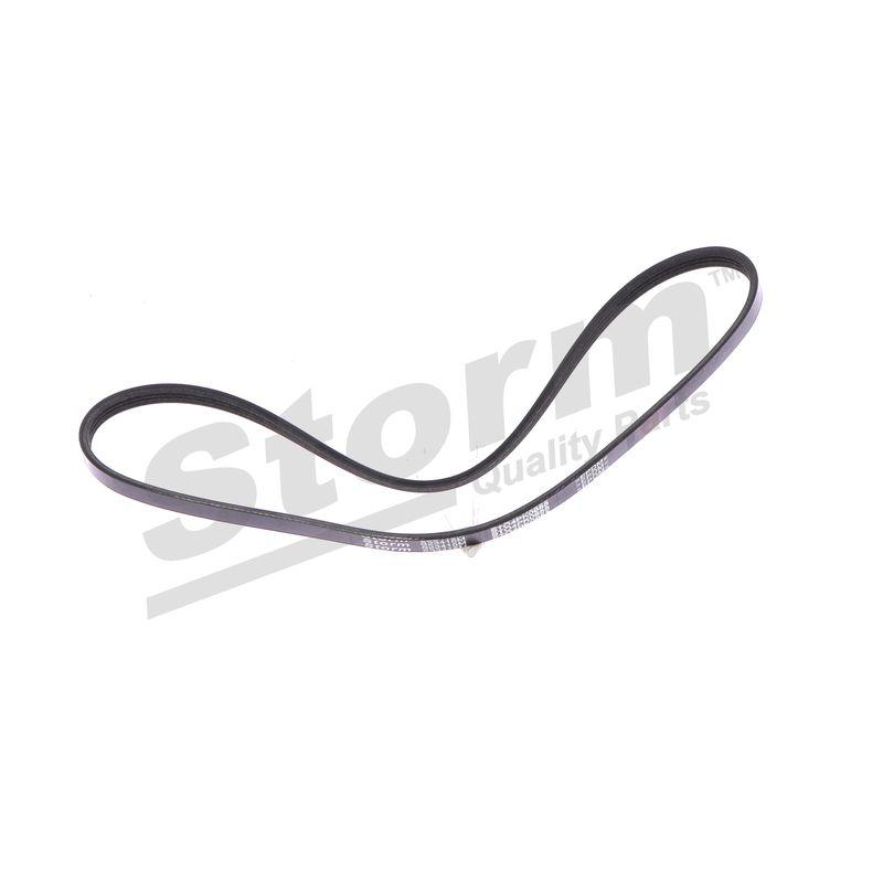 Courroie trapézoïdale à nervures STORM QUALITY PARTS STO4PK0855