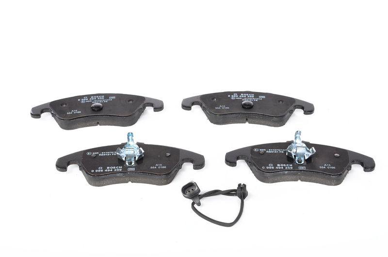 Kit de plaquettes de frein, frein à disque BOSCH 0 986 494 259