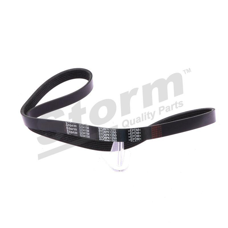 Courroie trapézoïdale à nervures STORM QUALITY PARTS STO6PK1250