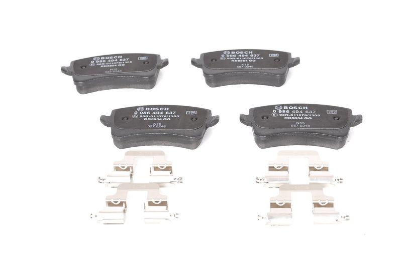 Kit de plaquettes de frein, frein à disque BOSCH 0 986 494 637