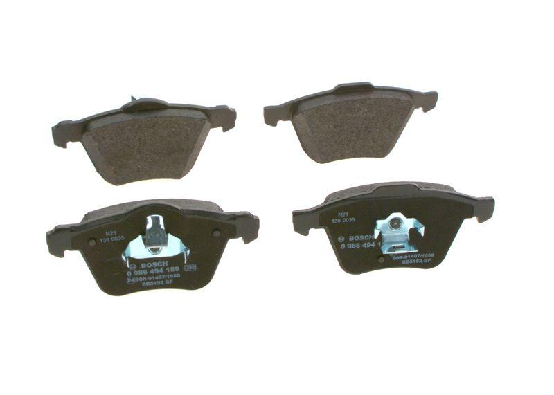 Kit de plaquettes de frein, frein à disque BOSCH 0 986 494 159