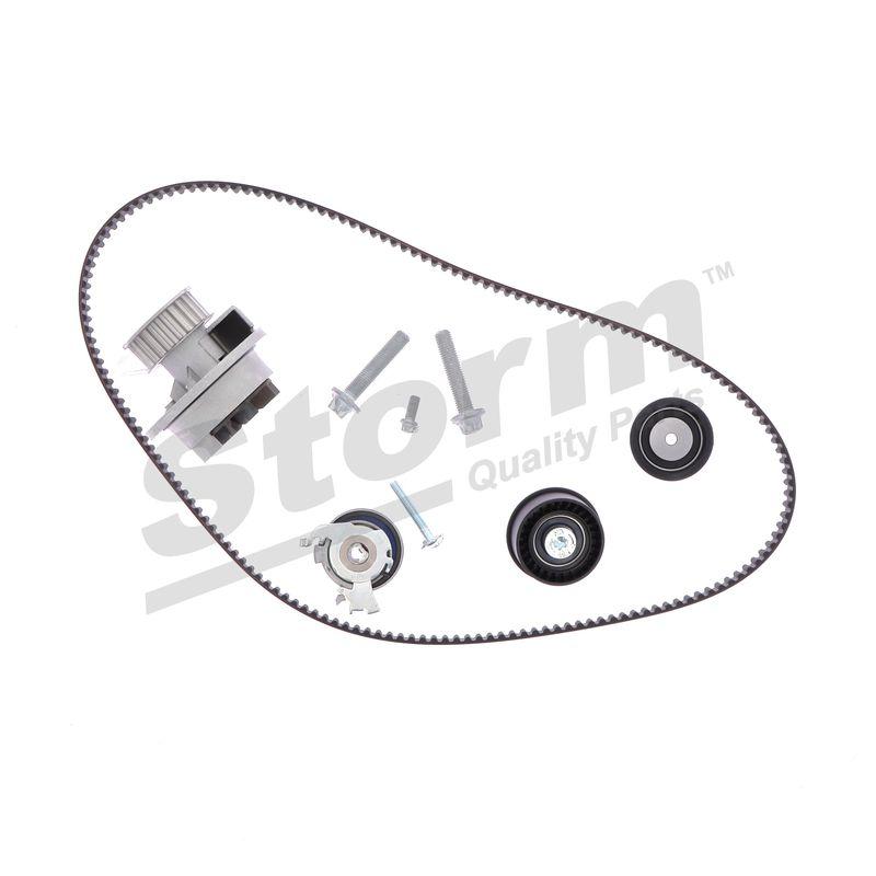 Pompe à eau + kit de courroie crantée STORM QUALITY PARTS 904388KP