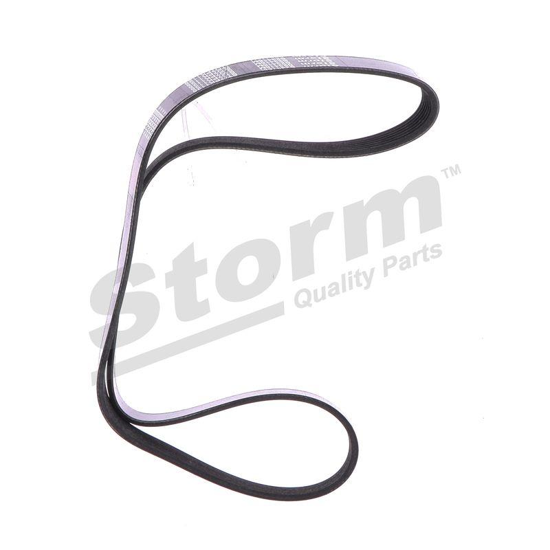 Courroie trapézoïdale à nervures STORM QUALITY PARTS STO7PK1125