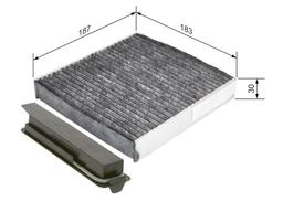Filtre, air de l'habitacle BOSCH 1987435501