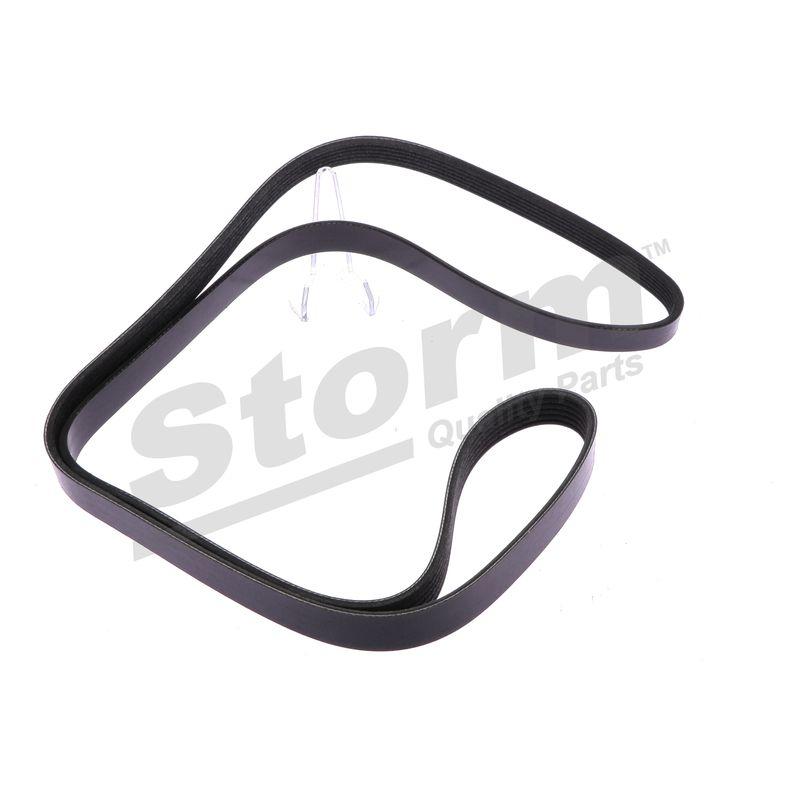 Courroie trapézoïdale à nervures STORM QUALITY PARTS STO6PK1775