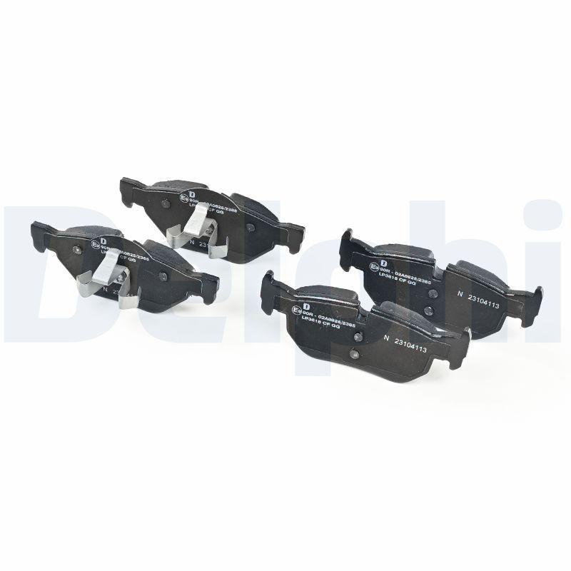 Kit de plaquettes de frein, frein à disque DELPHI LP3618