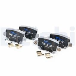 Kit de plaquettes de frein, frein à disque DELPHI LP5037EV