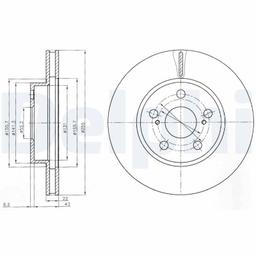 Disque de frein DELPHI BG4269