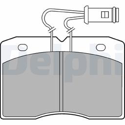 Kit de plaquettes de frein, frein à disque DELPHI LP580