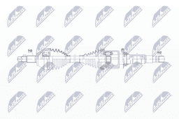 Arbre de transmission NTY NPW-AR-022