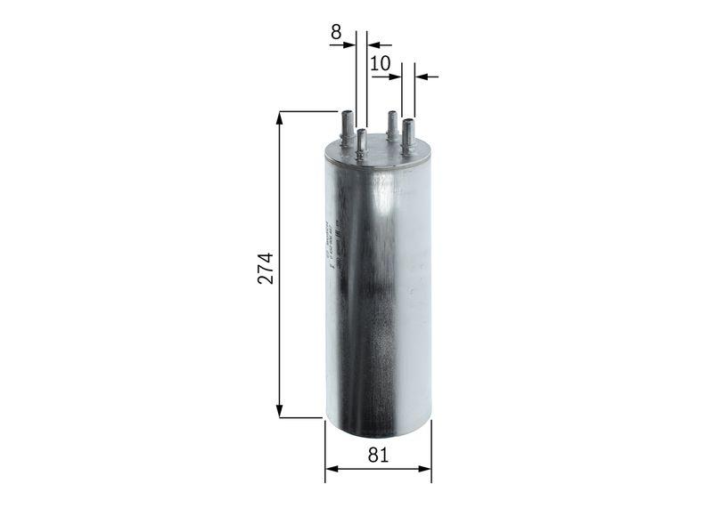 Filtre à carburant BOSCH 0 450 906 467