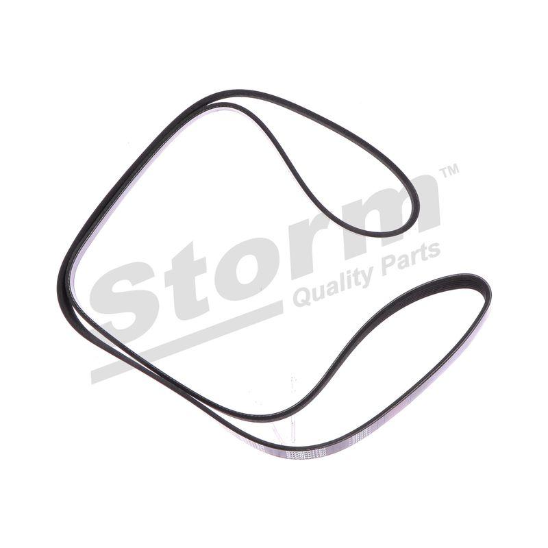 Courroie trapézoïdale à nervures STORM QUALITY PARTS STO6PK1750