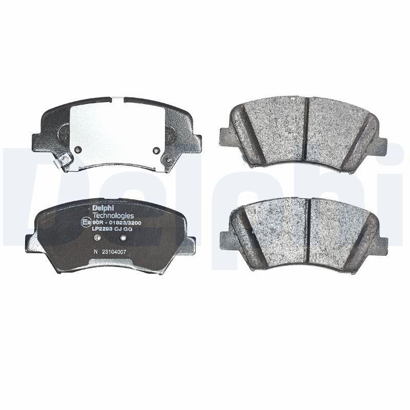 Kit de plaquettes de frein, frein à disque DELPHI LP2293