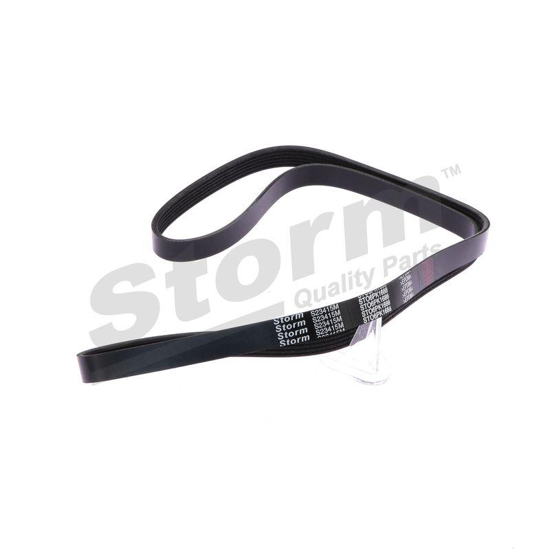 Courroie trapézoïdale à nervures STORM QUALITY PARTS STO6PK1688