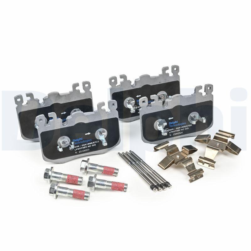 Kit de plaquettes de frein, frein à disque DELPHI LP5074EV