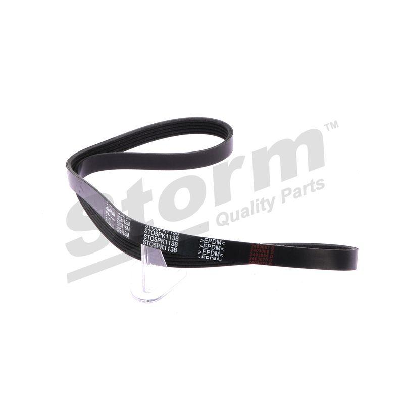 Courroie trapézoïdale à nervures STORM QUALITY PARTS STO5PK1138