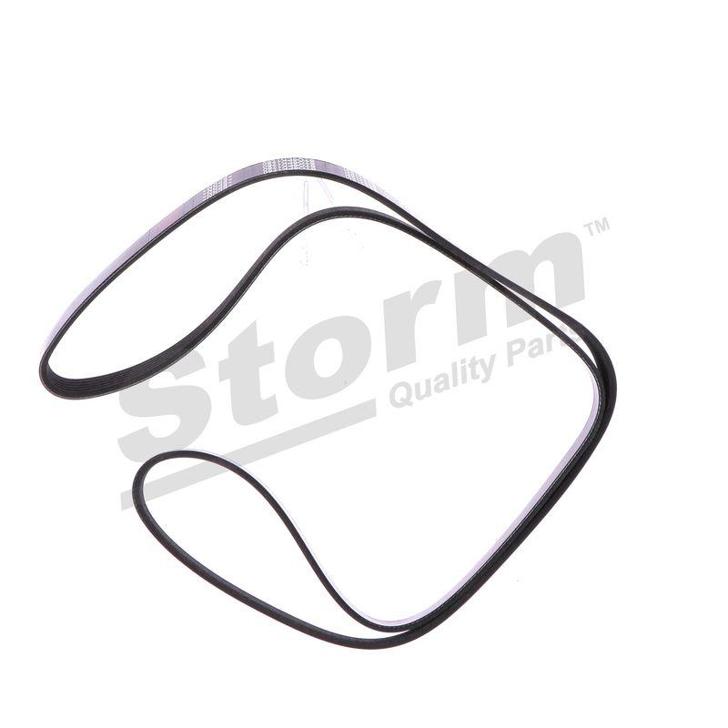 Courroie trapézoïdale à nervures STORM QUALITY PARTS STO6PK1750