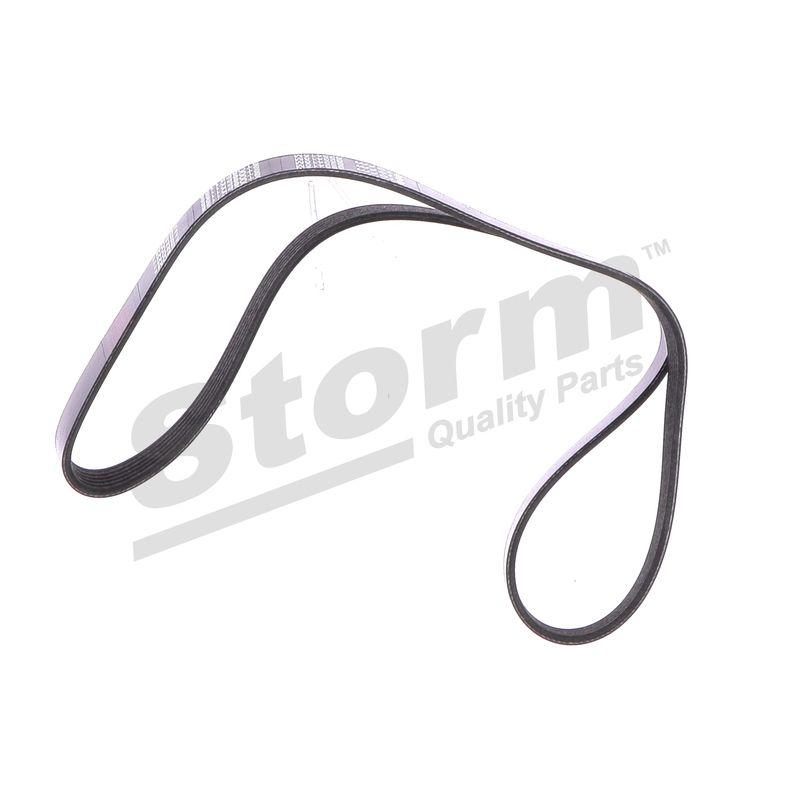 Courroie trapézoïdale à nervures STORM QUALITY PARTS STO6PK1125