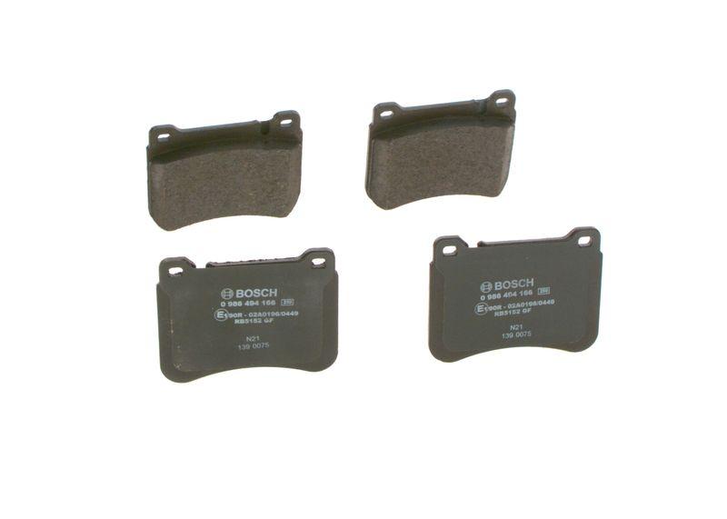 Kit de plaquettes de frein, frein à disque BOSCH 0 986 494 166