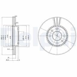 Disque de frein DELPHI BG2693