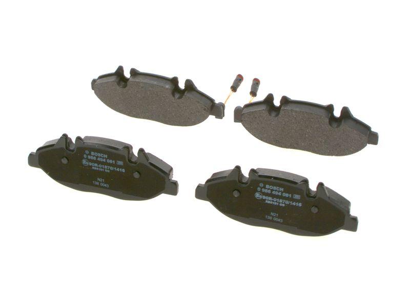 Kit de plaquettes de frein, frein à disque BOSCH 0 986 494 081