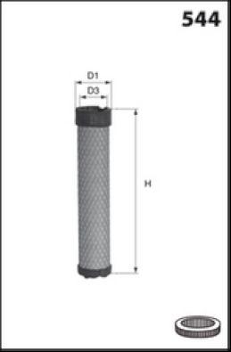 Filtre à air secondaire MECAFILTER FA3223