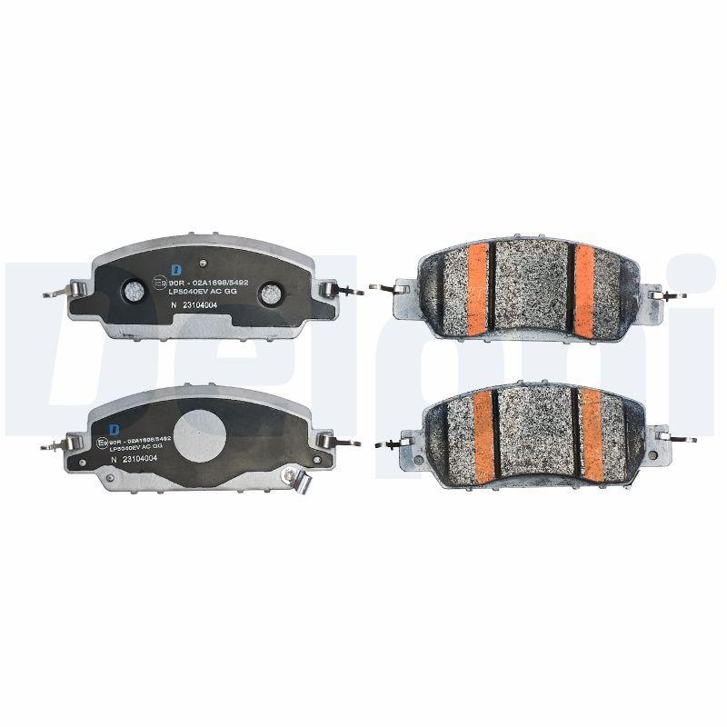 Kit de plaquettes de frein, frein à disque DELPHI LP5040EV