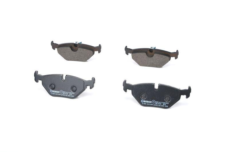 Kit de plaquettes de frein, frein à disque BOSCH 0 986 424 484