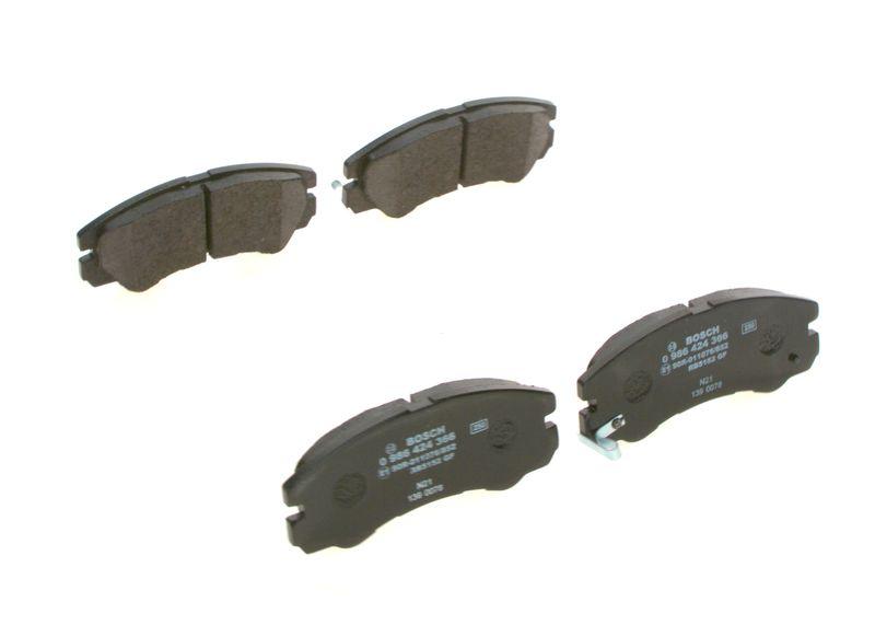 Kit de plaquettes de frein, frein à disque BOSCH 0 986 424 366
