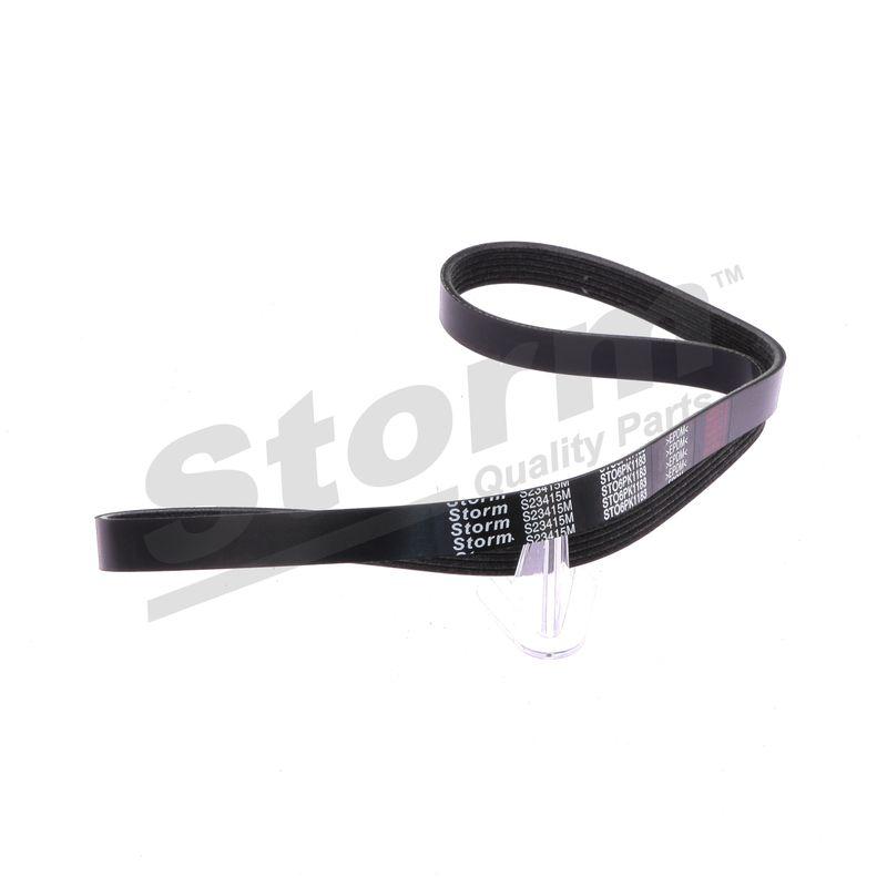 Courroie trapézoïdale à nervures STORM QUALITY PARTS STO6PK1183