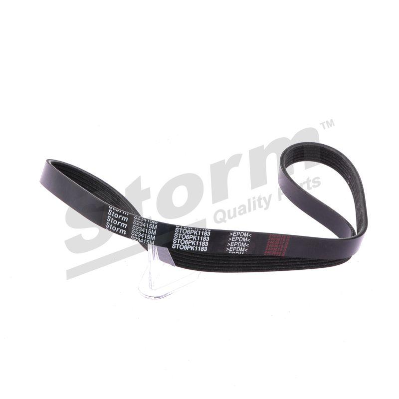 Courroie trapézoïdale à nervures STORM QUALITY PARTS STO6PK1183