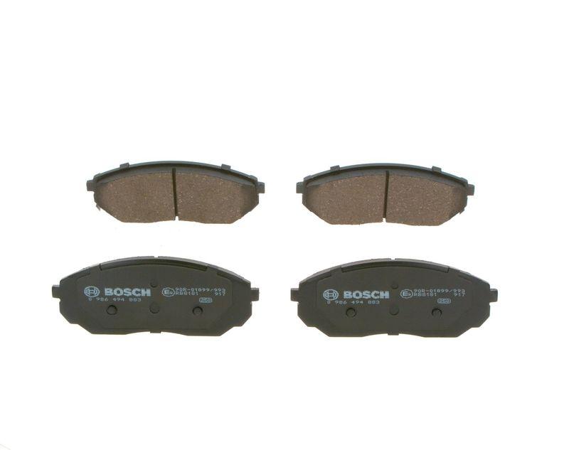 Kit de plaquettes de frein, frein à disque BOSCH 0 986 494 883