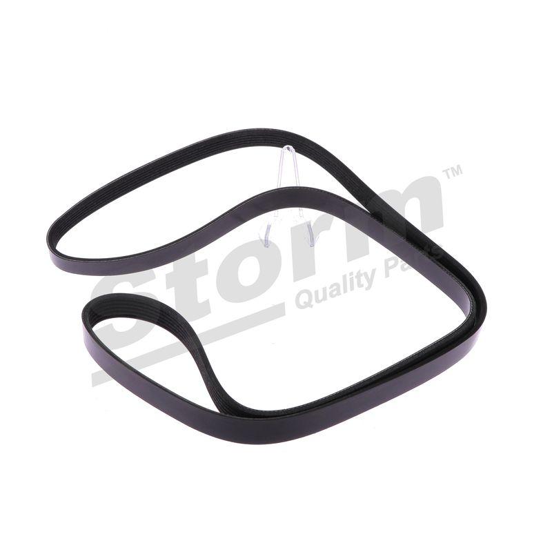 Courroie trapézoïdale à nervures STORM QUALITY PARTS STO6PK1750